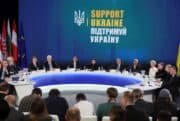 Leaders from Europe and Canada join Ukrainian President Volodymyr Zelenskyy.