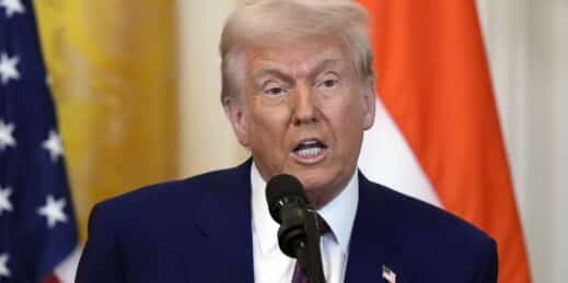 U.S. President Donald Trump at the White House.