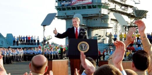 Then-U.S. President George W. Bush.