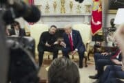 Ukrainian President Volodymyr Zelenskyy and U.S. President Donald Trump.