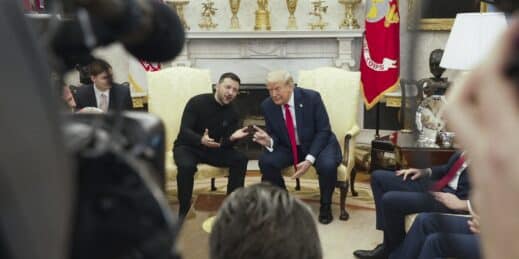 Ukrainian President Volodymyr Zelenskyy and U.S. President Donald Trump.