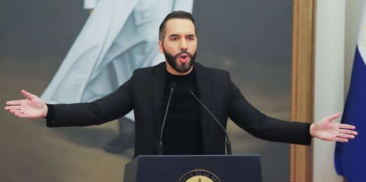 Salvadoran President Nayib Bukele.