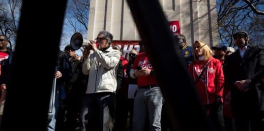 Mark Diamondstein, president of the American Postal Workers Union.