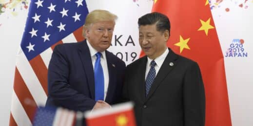 President Donald Trump and Chinese President Xi Jinping.
