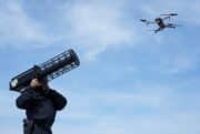 A counter-drone jammer.